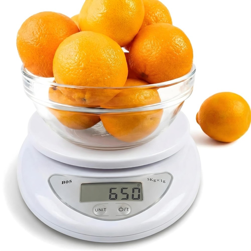 Kitchen Electronics Gadgets - 5Kg Digital Kitchen Scale Multifunctional Portable