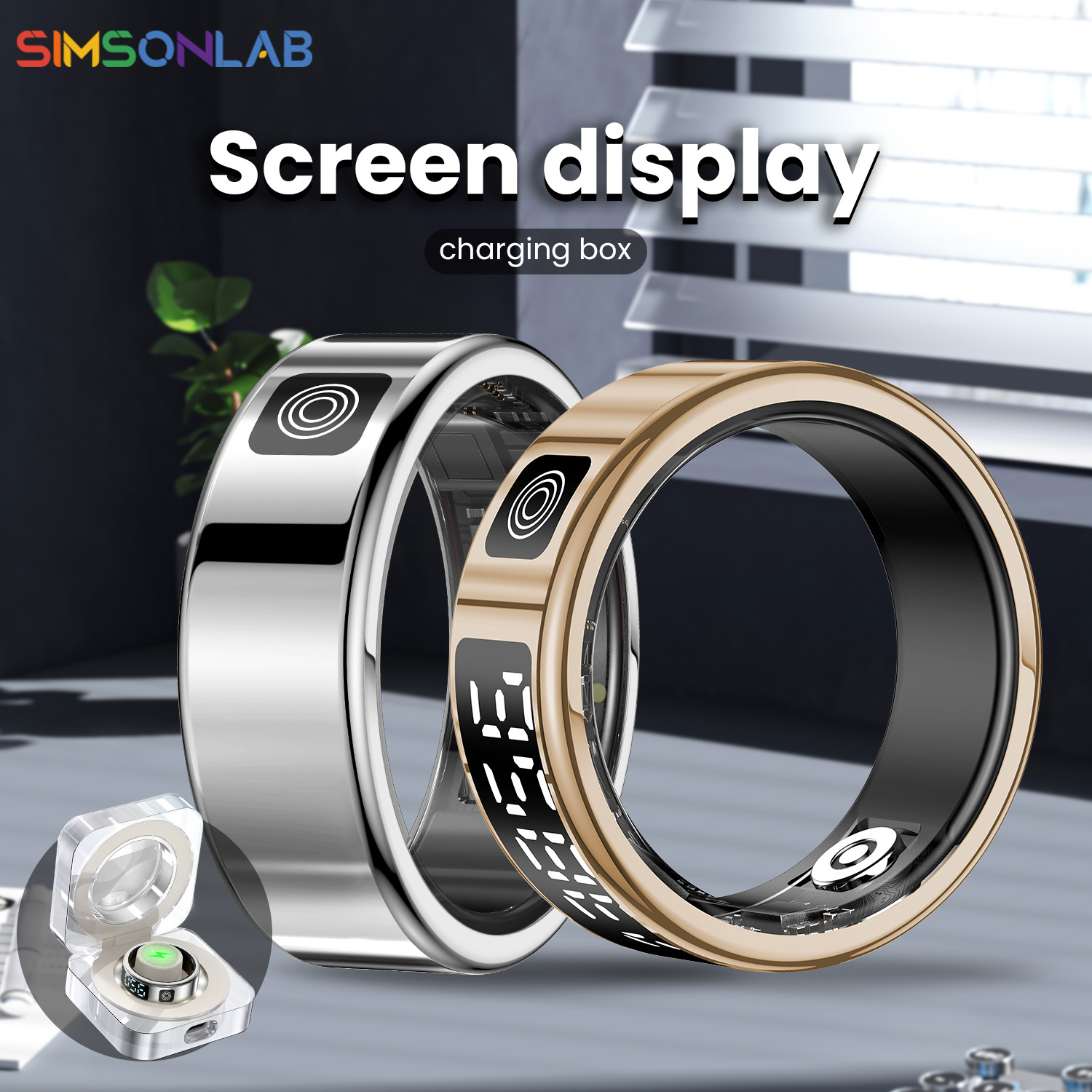 Smart Ring Health - New Smart Ring SR08 LED Display