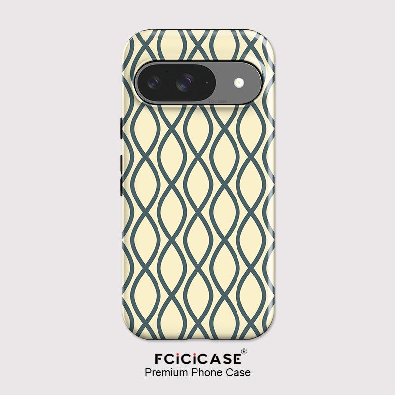 Google Pixel 8A - Fcicicase Fashion Stripe Print Phone Case