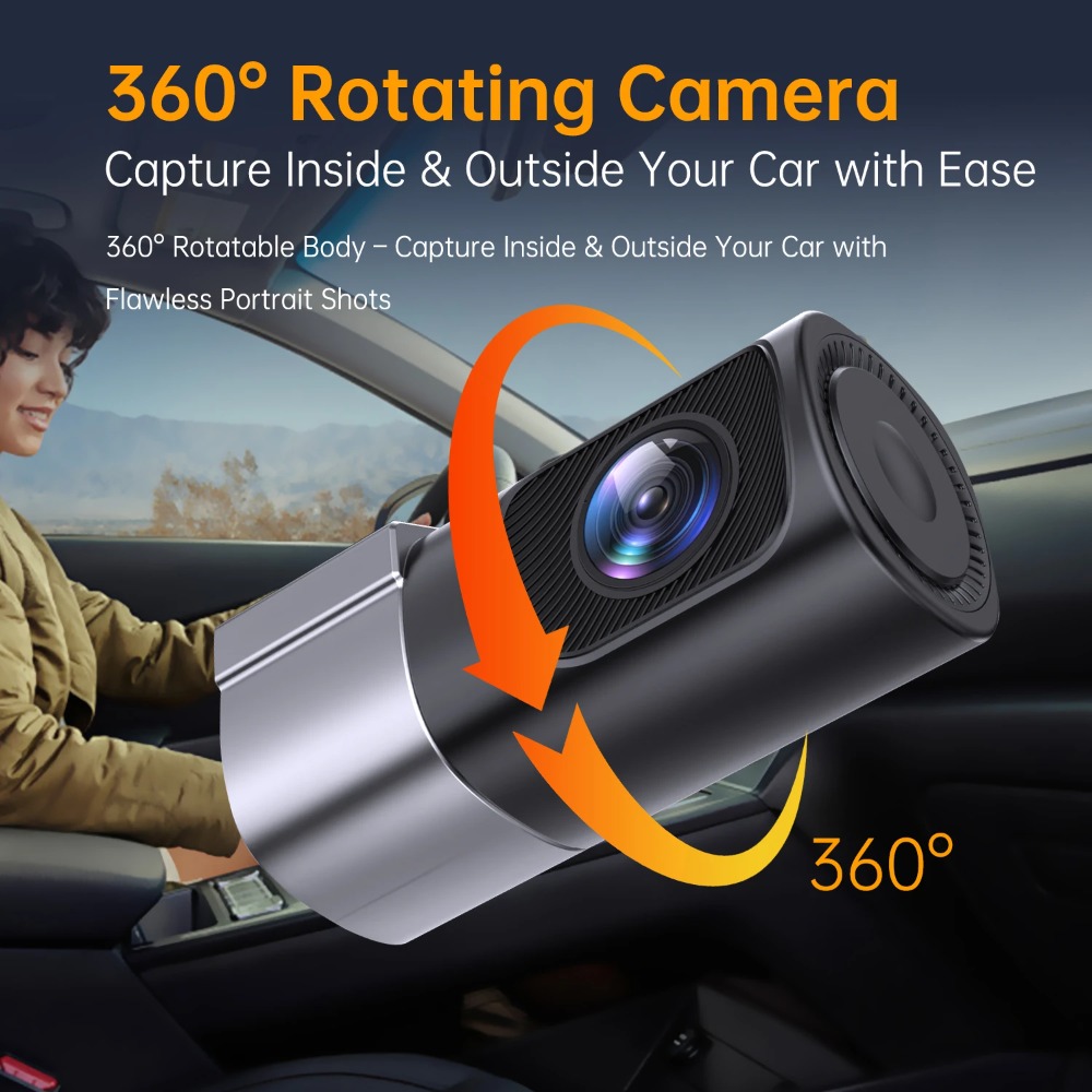 1080P Ultra HD Mini Dash Cam C - огляд і ціна Panoramic Dash Cam 360