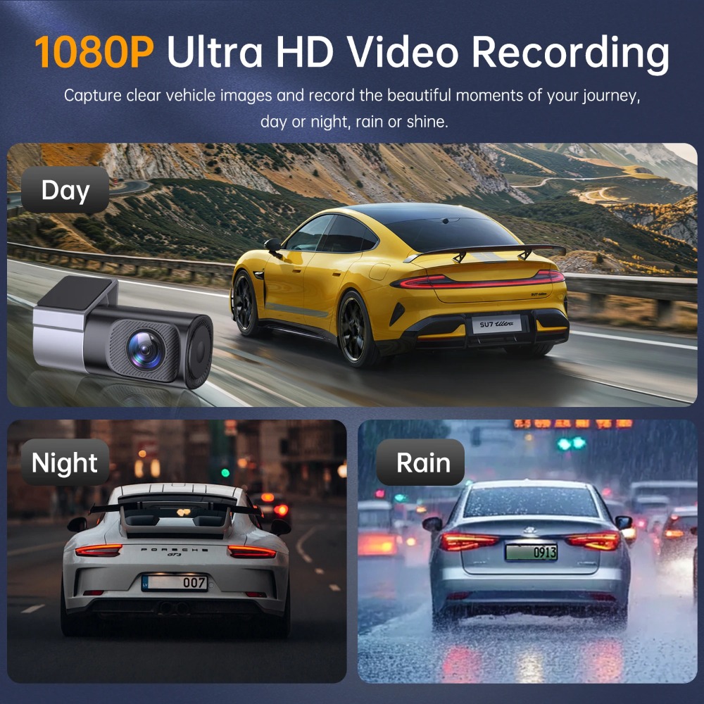 1080P Ultra HD Mini Dash Cam C - огляд і ціна Panoramic Dash Cam 360