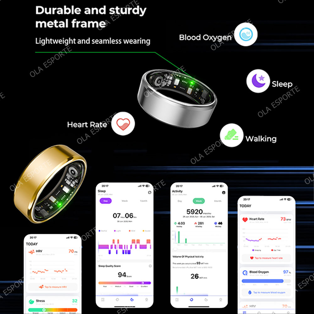 R09 Smart Ring Men Women with  - огляд і ціна Smart Ring Health