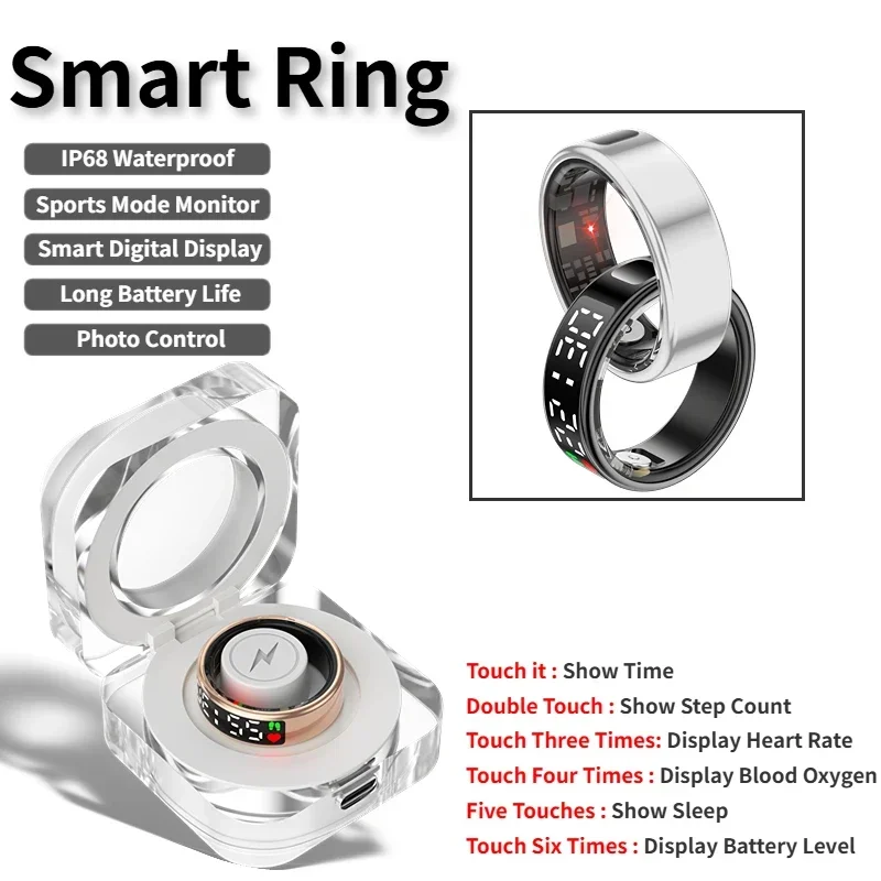 SR08 Smart Ring For Men Women  - огляд і ціна Smart Ring Health