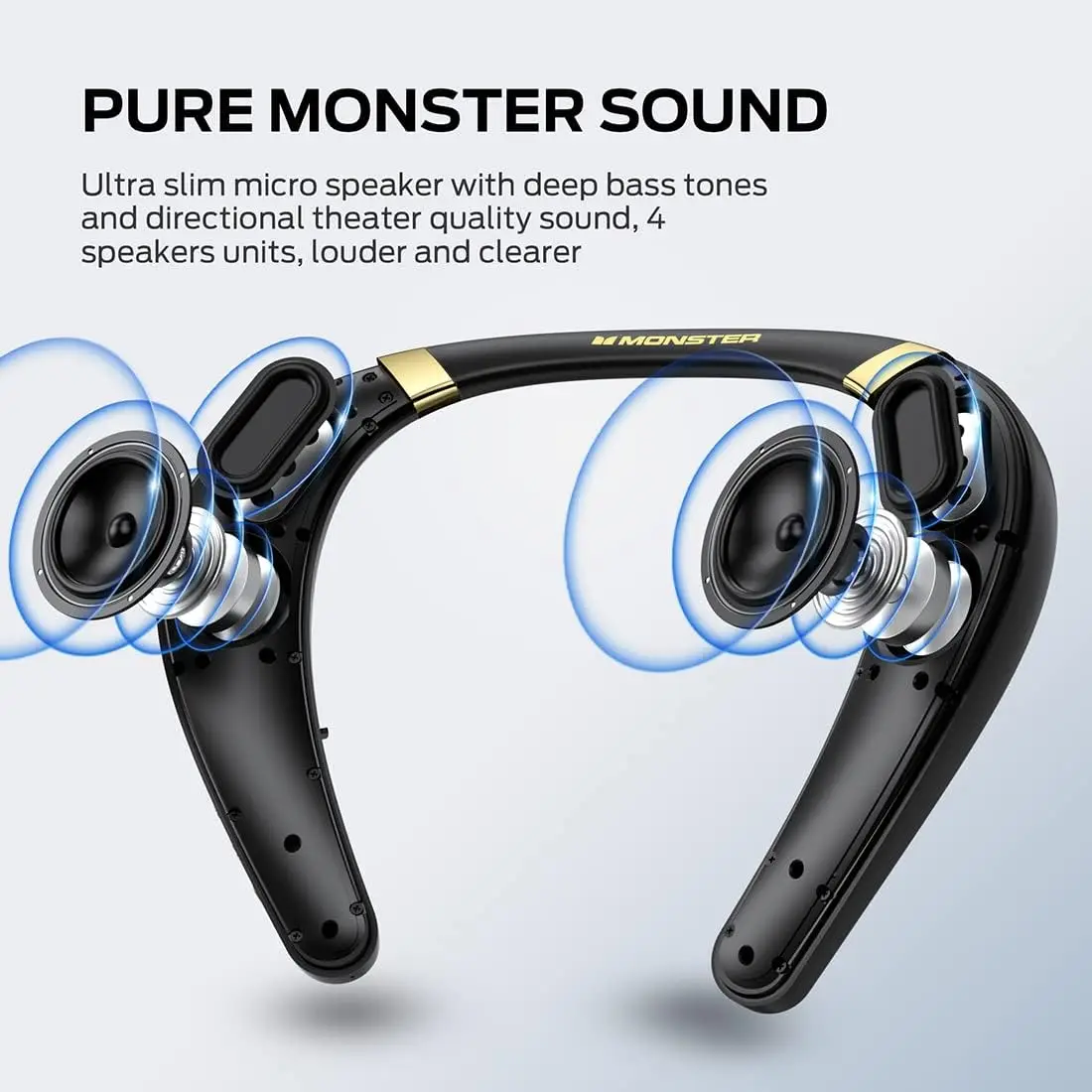 New Monster Boomerang Neck Ban - огляд і ціна Bluetooth Speaker Waterproof