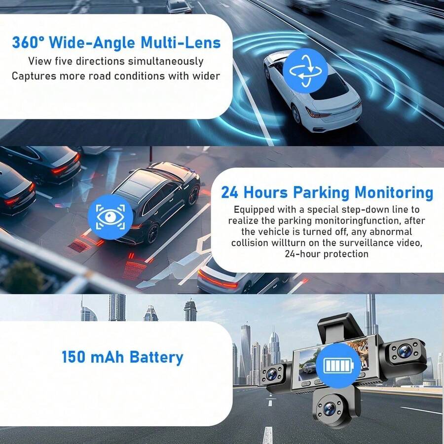 SKYWORTH SIDAKEYE 360° Panoram - огляд і ціна Panoramic Dash Cam 360