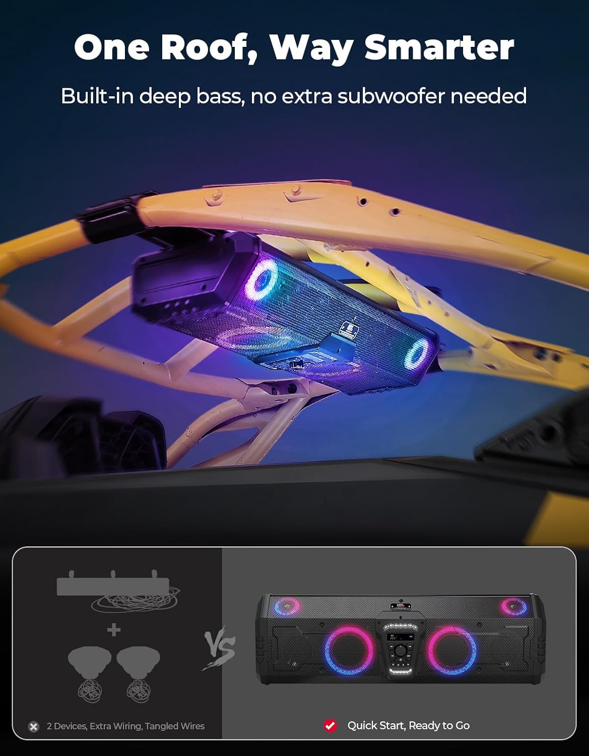 KEMIMOTO UTV 800w Deep Bass Bl - огляд і ціна Bluetooth Speaker Waterproof
