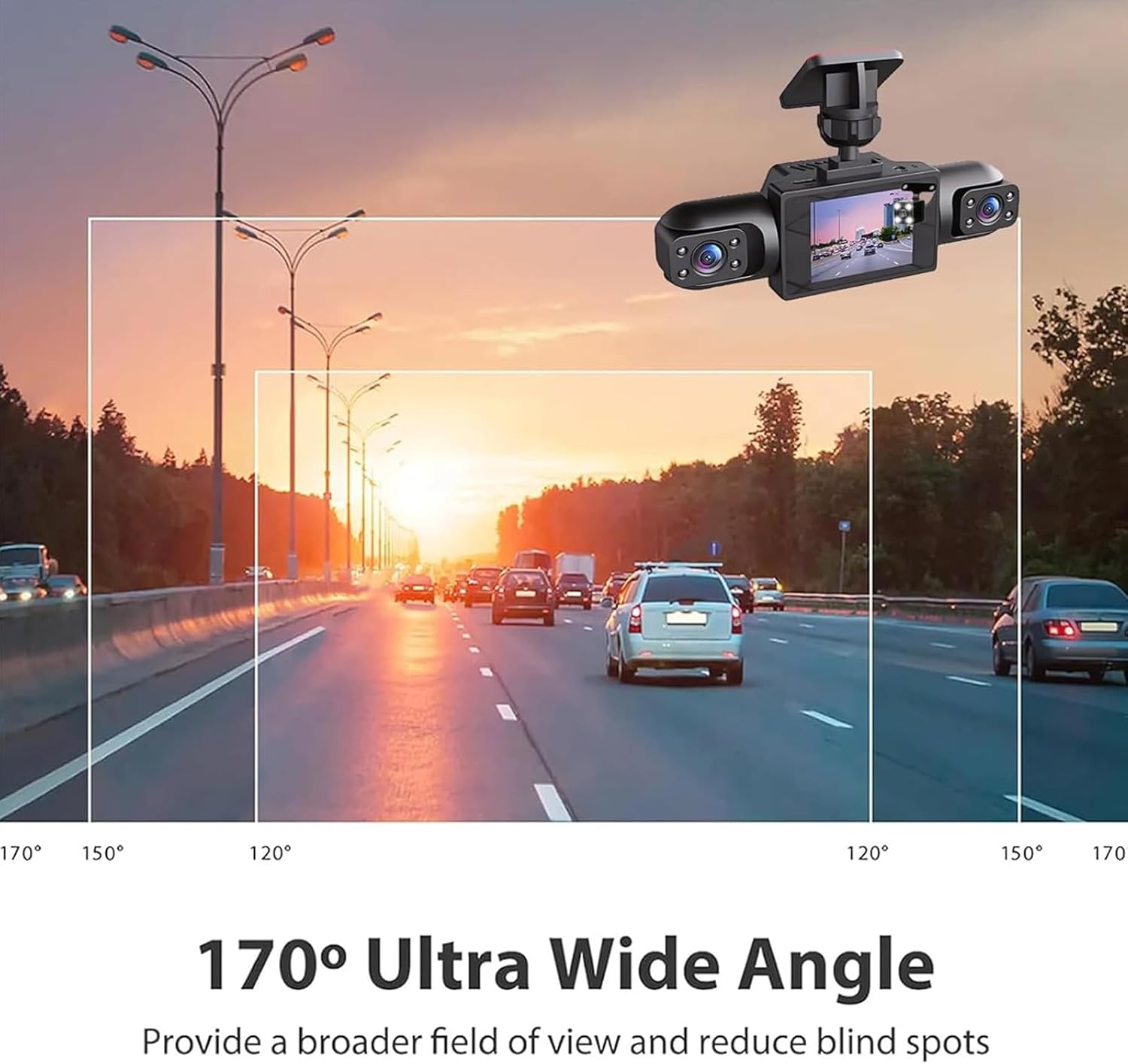 All-Round 360 Degree 1080P Pan - огляд і ціна Panoramic Dash Cam 360