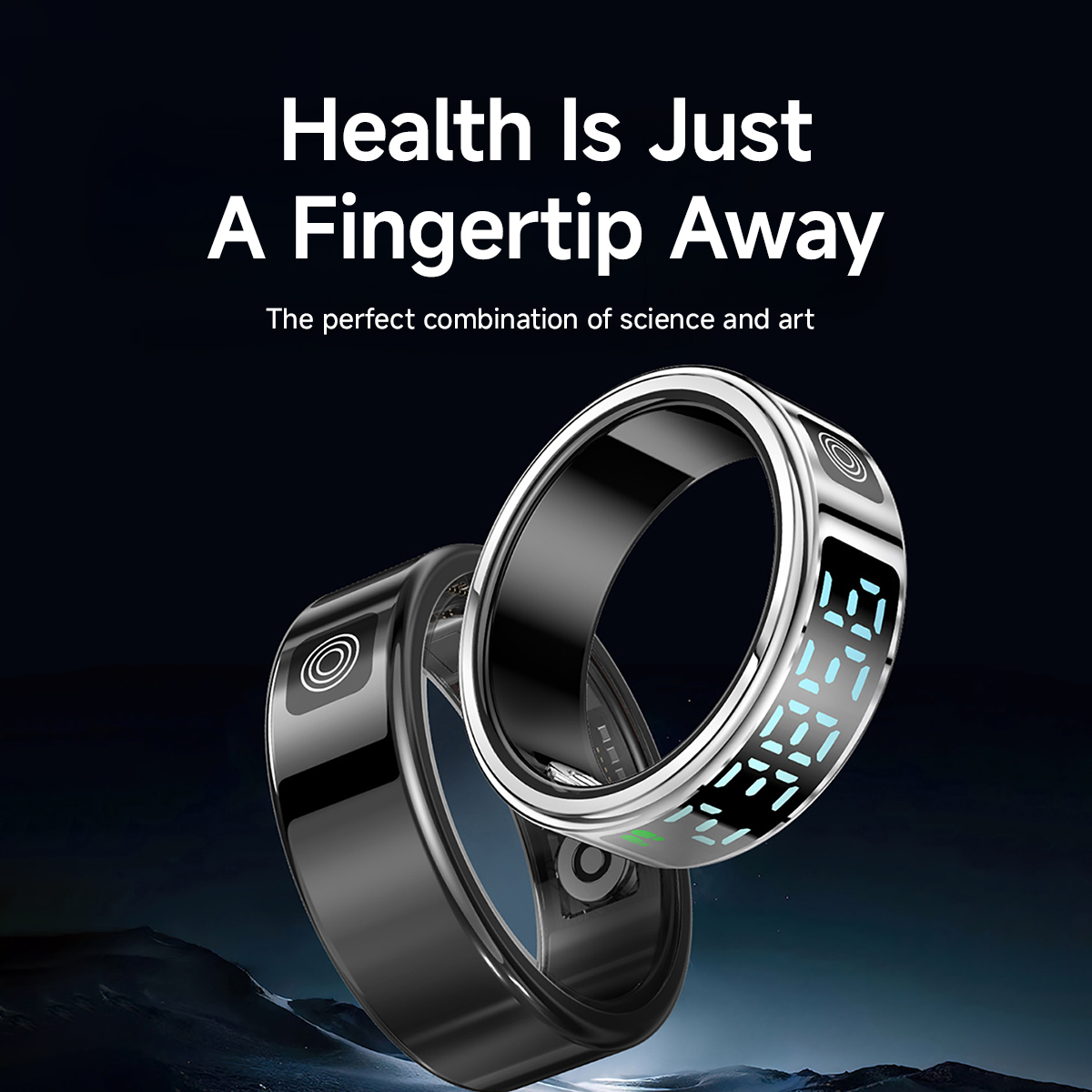 New Smart Ring SR08 LED Displa - огляд і ціна Smart Ring Health