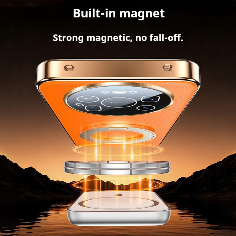 Luxury Leather Magnetic Phone  - огляд і ціна Huawei Mate 60