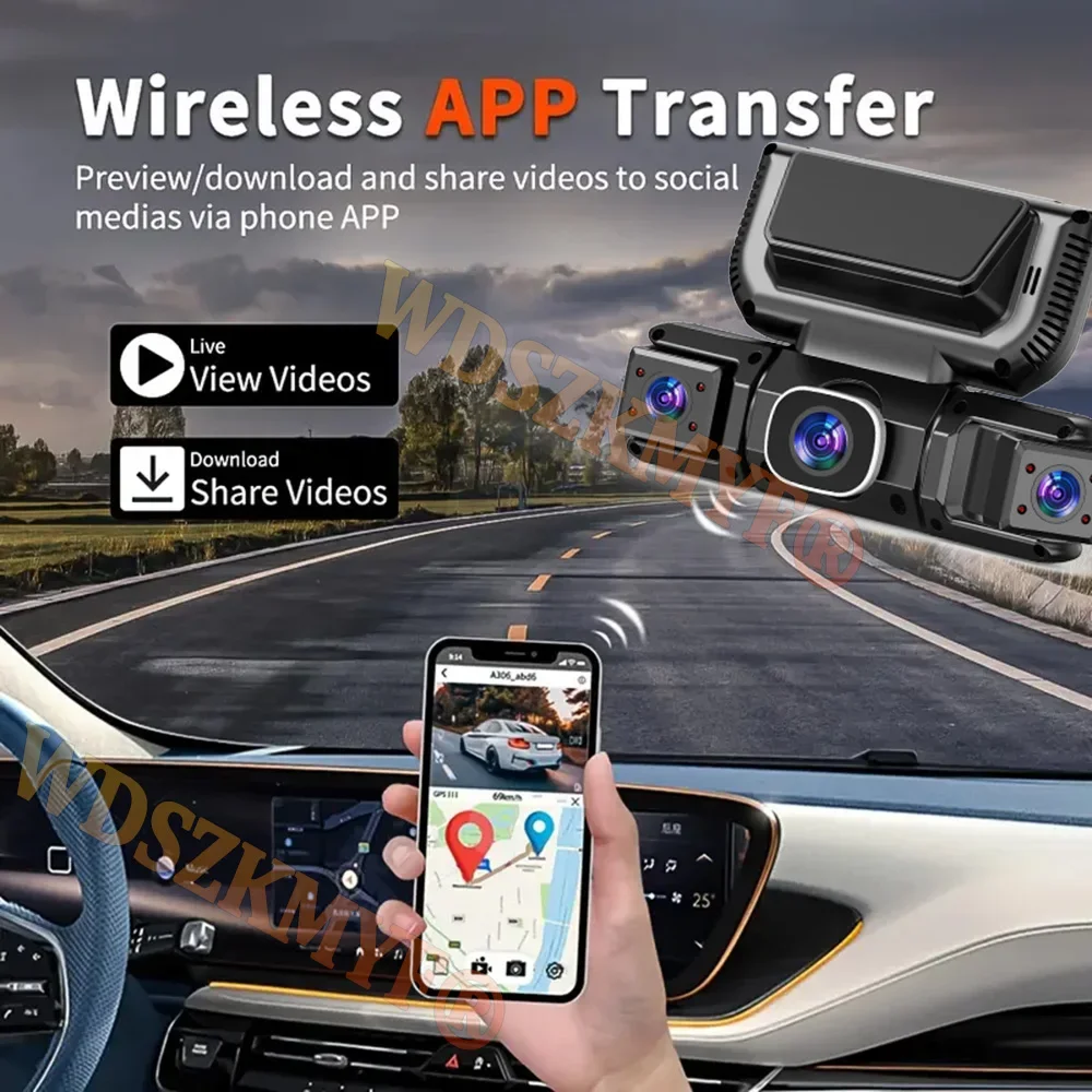360 Degrees 4 Camera Front Lef - огляд і ціна Panoramic Dash Cam 360