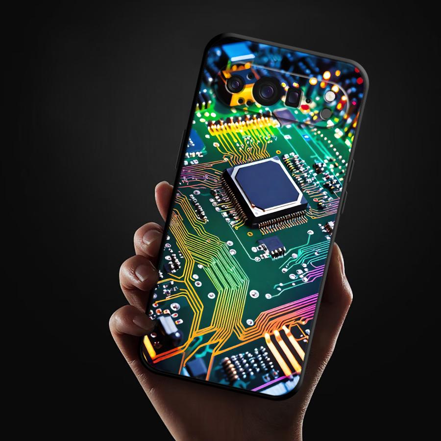 Retro Circuit Board Funda Phon - огляд і ціна Google Pixel 8A